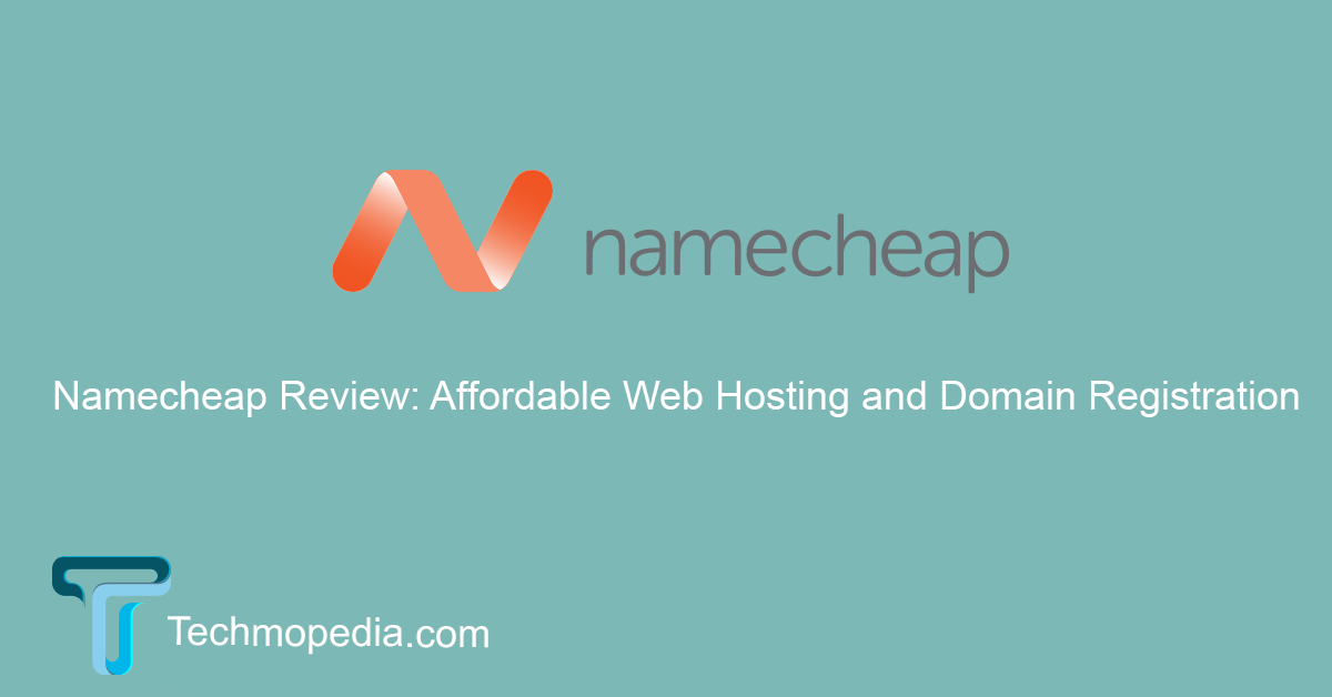 Namecheap logo with a blue and white color scheme